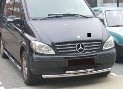 Lip bottom dual ST014 (stainless) for Mercedes Viano 2004-2014 - image 6