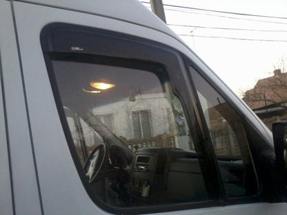 Stick-on Wind Deflectors (2 pcs, HIC) for Mercedes Sprinter W906 2006-2018 - image 6