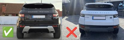 Mud guards under the original Dynamic (4 PCs) for Range Rover Evoque 2012-2018 - Reelken Auto