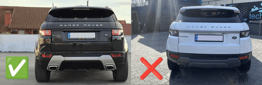 Mud guards under the original Dynamic (4 PCs) for Range Rover Evoque 2012-2018 - Reelken Auto