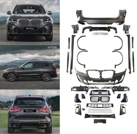 Body kit 2022-2024 (M-Sport) for BMW X3 G01 2018- - image 1