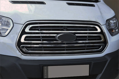 Grille trim (2014-2018, 2 pieces, stainless steel) for Ford Transit 2014↗ - image 4