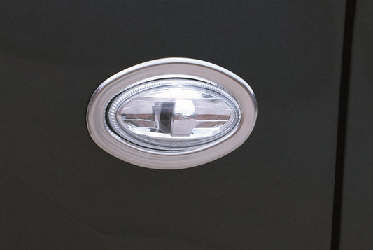 Turn Signal Trim OmsaLine (2 pcs, Stainless Steel) for Citroen Jumpy/Dispatch 2017- - image 1