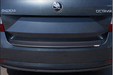 Rear Bumper Protector EuroCap (SD, ABS) for Skoda Octavia III A7 2013-2019 - image 1