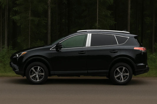 Full Window Trim Chrome Set for Toyota Rav 4 2013-2018 - image 1