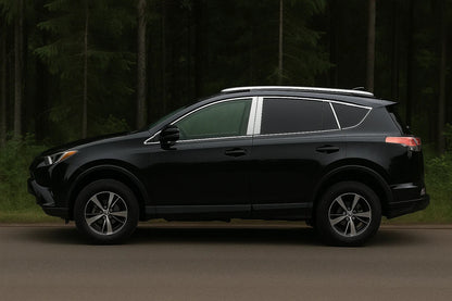 Full Window Trim Chrome Set for Toyota Rav 4 2013-2018 - image 1