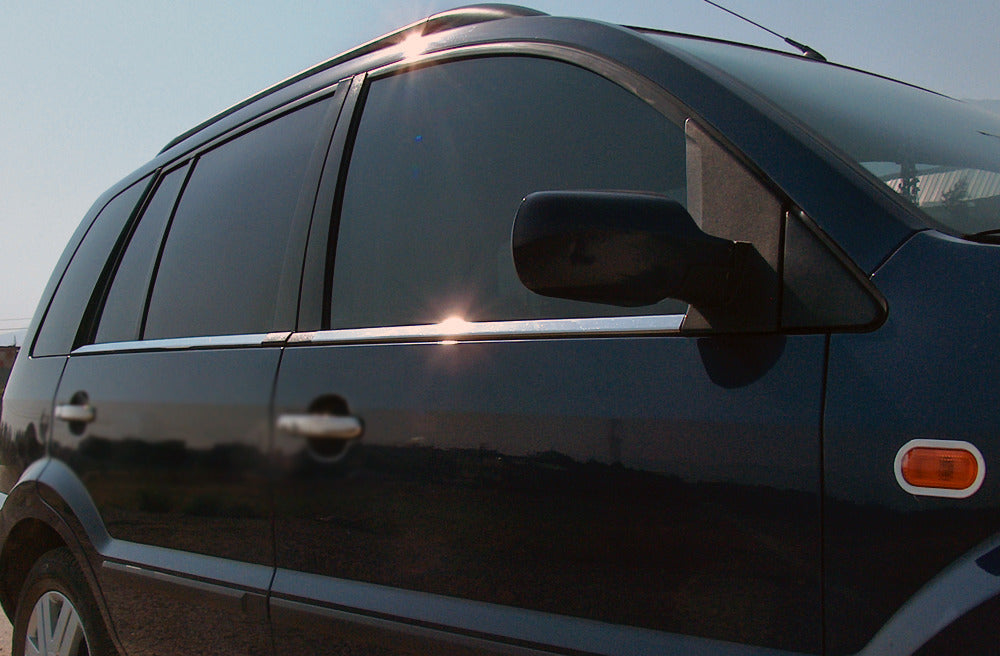 Outside border windows (4 pcs, stainless steel.) for Ford Fusion 2002-2009 - image 1