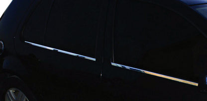 The outer edging of the glass (4 pieces, stainless steel) for Volkswagen Golf 4 - image 3