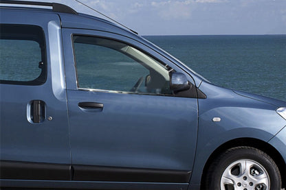 Outlining windows (2 pcs, stainless steel.) for Renault Dokker 2013-2022 - image 2