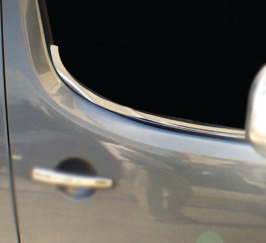 Edging of windows and doors (stainless steel) for Citroen Berlingo 2008-2018 - image 1