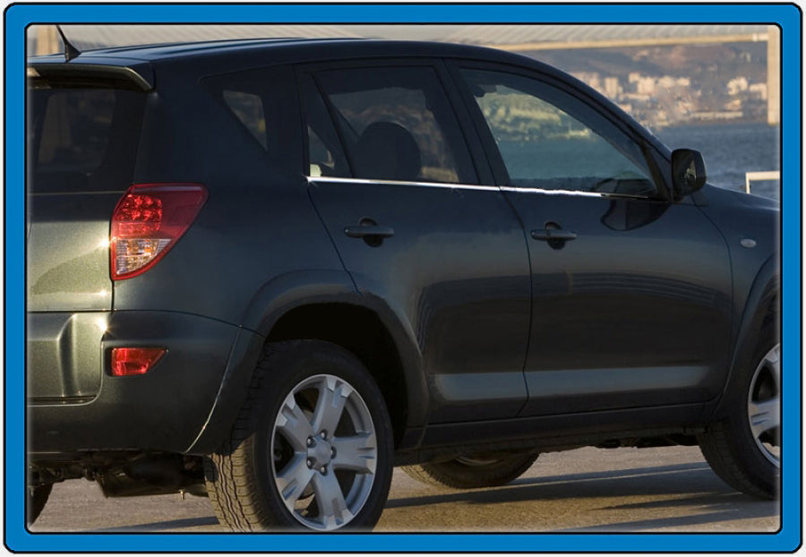 Exterior window trim stainless steel (4 pcs) for Toyota Rav 4 2006-2013 - image 5