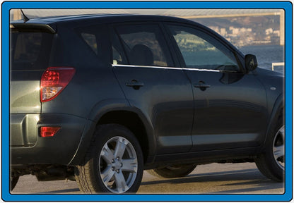 Exterior window trim stainless steel (4 pcs) for Toyota Rav 4 2006-2013 - image 5