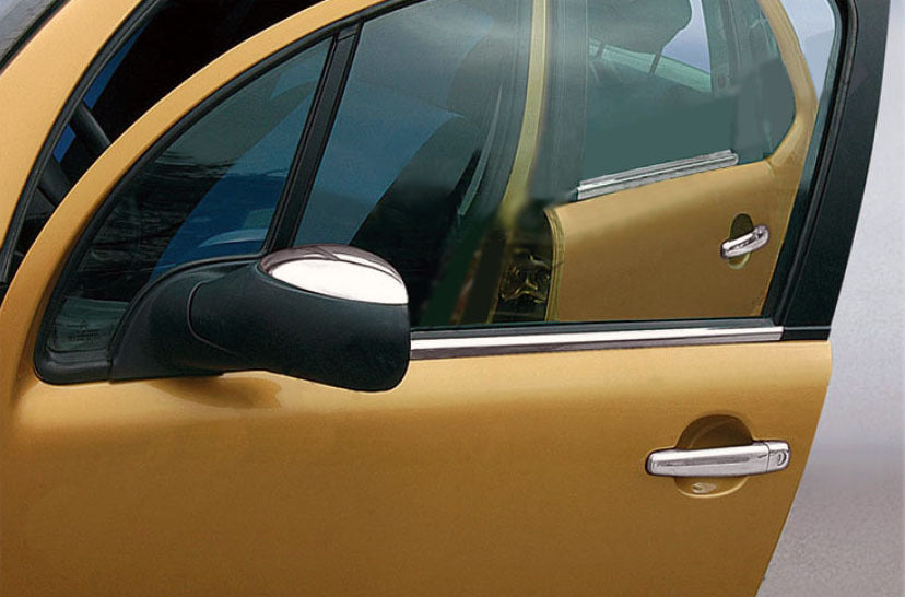 Exterior Window Trim (6 pcs, Stainless Steel) for Fiat Stilo 2001-2007 - image 1