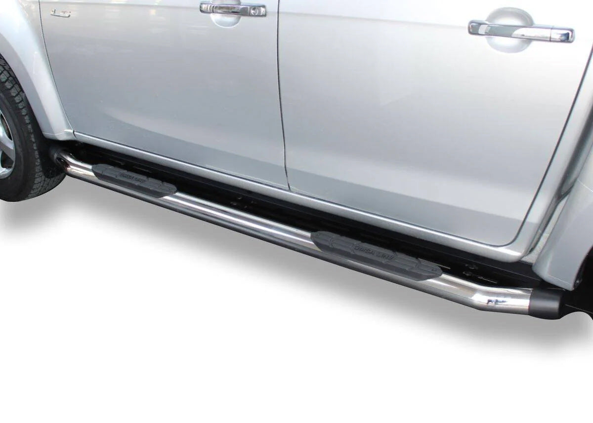 Amazon Chome side sills (2 pcs., stainless steel) for Volkswagen Amarok 2022- year - image 1