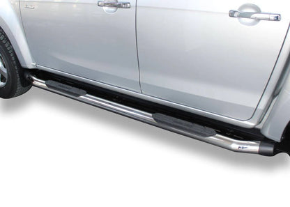 Amazon Chome side sills (2 pcs., stainless steel) for Volkswagen Amarok 2022- year - image 1