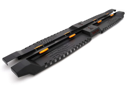 Side Steps Dakar V2 with LED (2 pcs, metal) for Volkswagen Amarok 2022- - image 2