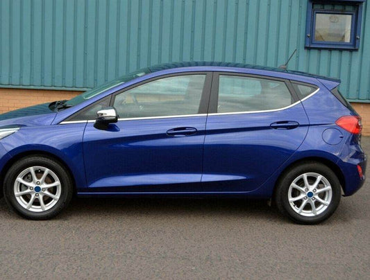 Bottom edging of glass (8 pieces, stainless steel) for Ford Fiesta 2017↗ - Reelken Auto