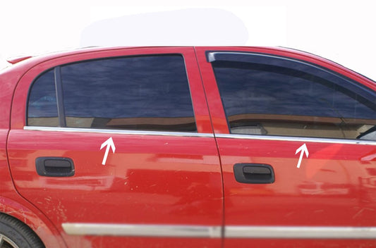 Chrome Window Trim (4 pcs) for Opel Astra G classic 1998-2012 - image 2
