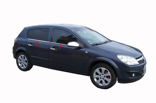Outer edging of glass (stainless steel) for Opel Astra H 2004-2013 - image 1