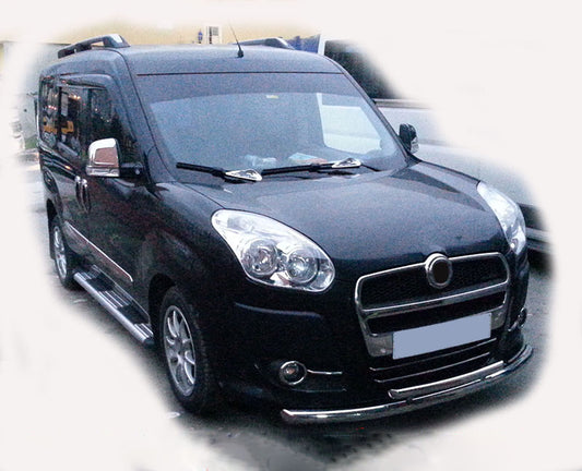 Front protection ST014 (stainless) for Fiat Doblo II 2010-2022 - image 1