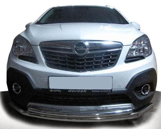 Front protection ST014 (stainless) for Opel Mokka 2012-2021 - Reelken Auto