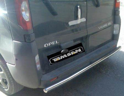 Rear protection AK002 (stainless steel) for Renault Trafic 2001-2015 - Reelken Auto