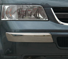 Stainless steel front bumper corner protectors (2 pcs) for Volkswagen T5 Transporter 2003-2010 - image 1
