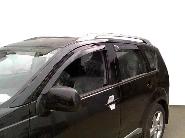 Window Deflectors (4 pcs, HIC) for Peugeot 4007 2007-2013 - image 5