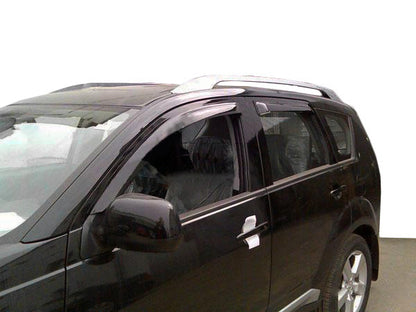 Window Deflectors (4 pcs, HIC) for Mitsubishi Outlander 2006-2012 - image 1