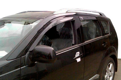 Window Deflectors (4 pcs, HIC) for Peugeot 4007 2007-2013 - image 6
