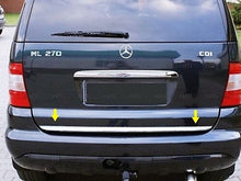 Trunk trim stainless steel for Mercedes ML W163 1997-2005 - image 2