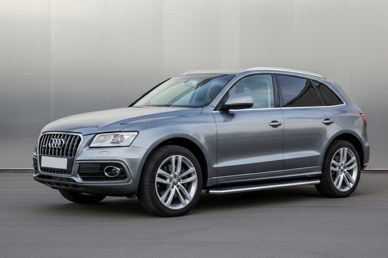 Side Steps Maydos V2 (2 pcs, Aluminum & Stainless Steel) for Audi Q5 2008-2017 - image 1