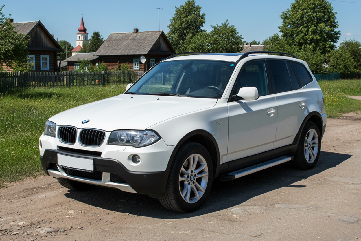 Side Steps Maya V2 (2 pcs, Aluminum) for BMW X3 E-83 2003-2010 - image 1