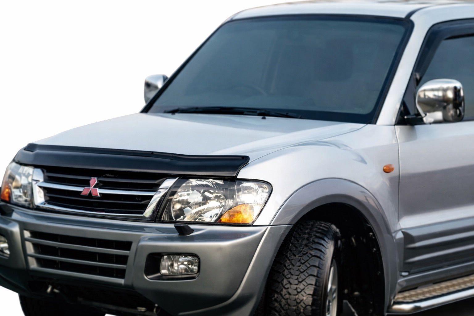 Hood Deflector (EuroCap) for Mitsubishi Pajero Wagon III 1999-2006 - image 1