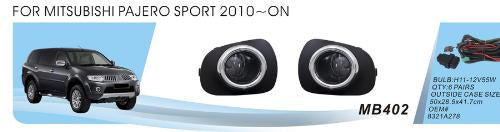 Fog Lights (2 pcs, Halogen) for Mitsubishi Pajero Sport 2008-2015 - image 1