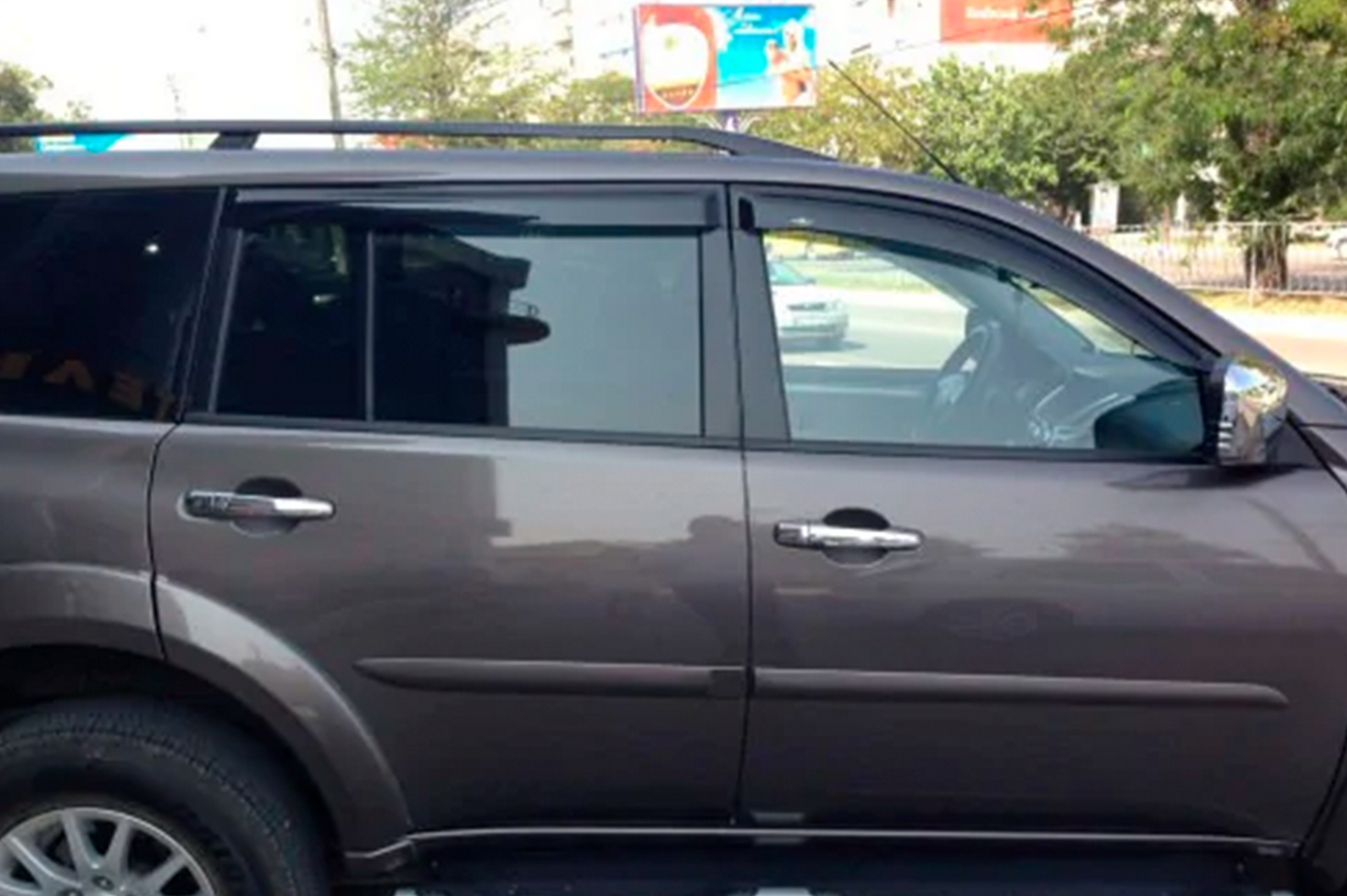 Window Deflectors (4 pcs, HIC) for Mitsubishi Pajero Sport 2008-2015 - image 8
