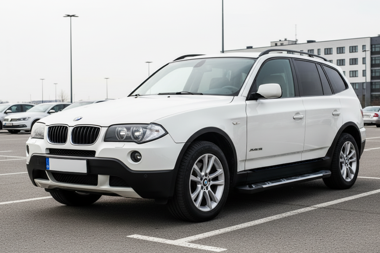 Side Steps Sunrise (2 pcs, Aluminum) for BMW X3 E-83 2003-2010 - image 1