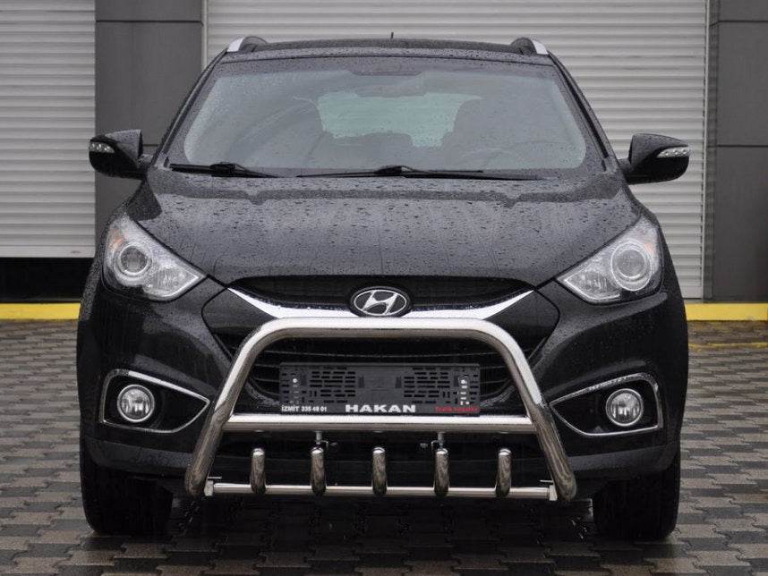 WT003 front arc (stainless) for Hyundai IX-35 2010-2015 - Reelken Auto