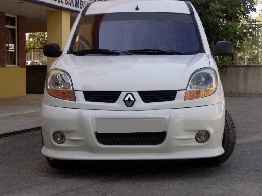 Front lower lip spoiler (primed) for Renault Kangoo 1998-2008 - image 1