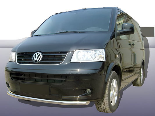 Lower Single Front Lip (Stainless Steel) for Volkswagen T5 Multivan 2003-2010 - image 2