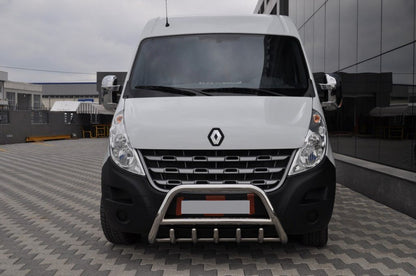 The WT003 bumper guard (stainless) for Renault Master 2011-2023 - image 1