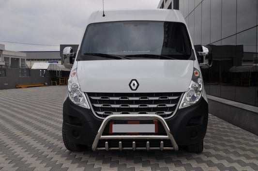 The WT003 bumper guard (stainless) for Renault Master 2011-2023 - image 1