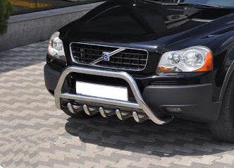 The WT003 bumper guard (stainless) for Volvo XC90 2002-2014 - Reelken Auto
