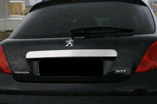 Trim above the number (stainless) for Peugeot 207 - Reelken Auto