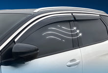 Window Deflectors with Chrome Trim (4 pcs, Sunplex Chrome) for Peugeot 3008 2016-2023 - image 1