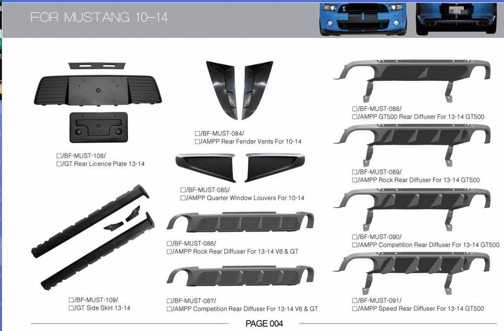 Kit body kits for Ford Mustang 2015-2023 - Reelken Auto