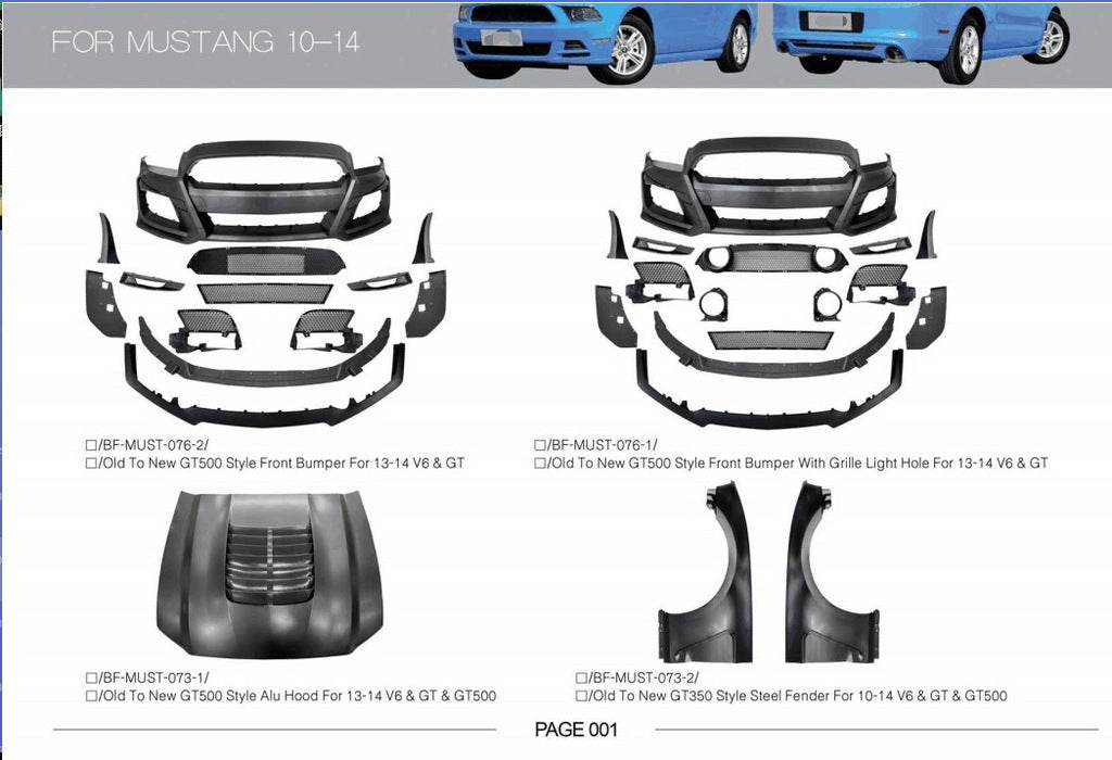 Kit body kits for Ford Mustang 2015-2023 - Reelken Auto