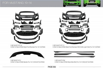 Kit body kits for Ford Mustang 2015-2023 - Reelken Auto