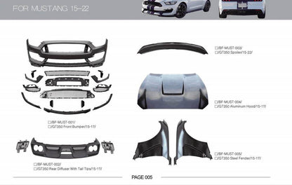 Kit body kits for Ford Mustang 2015-2023 - Reelken Auto