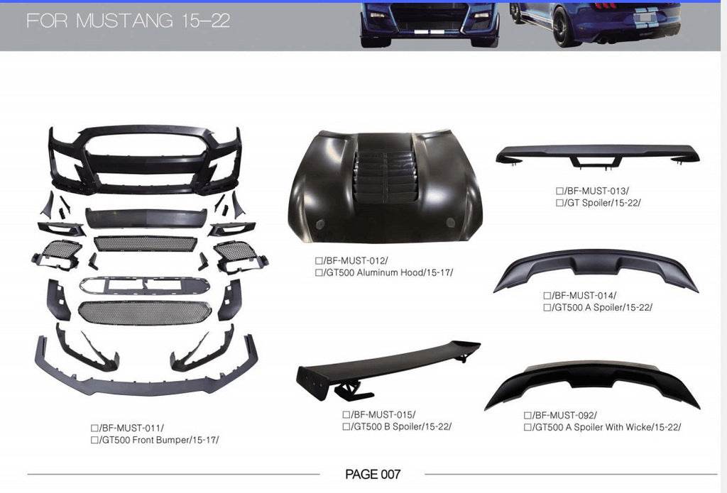 Kit body kits for Ford Mustang 2015-2023 - Reelken Auto